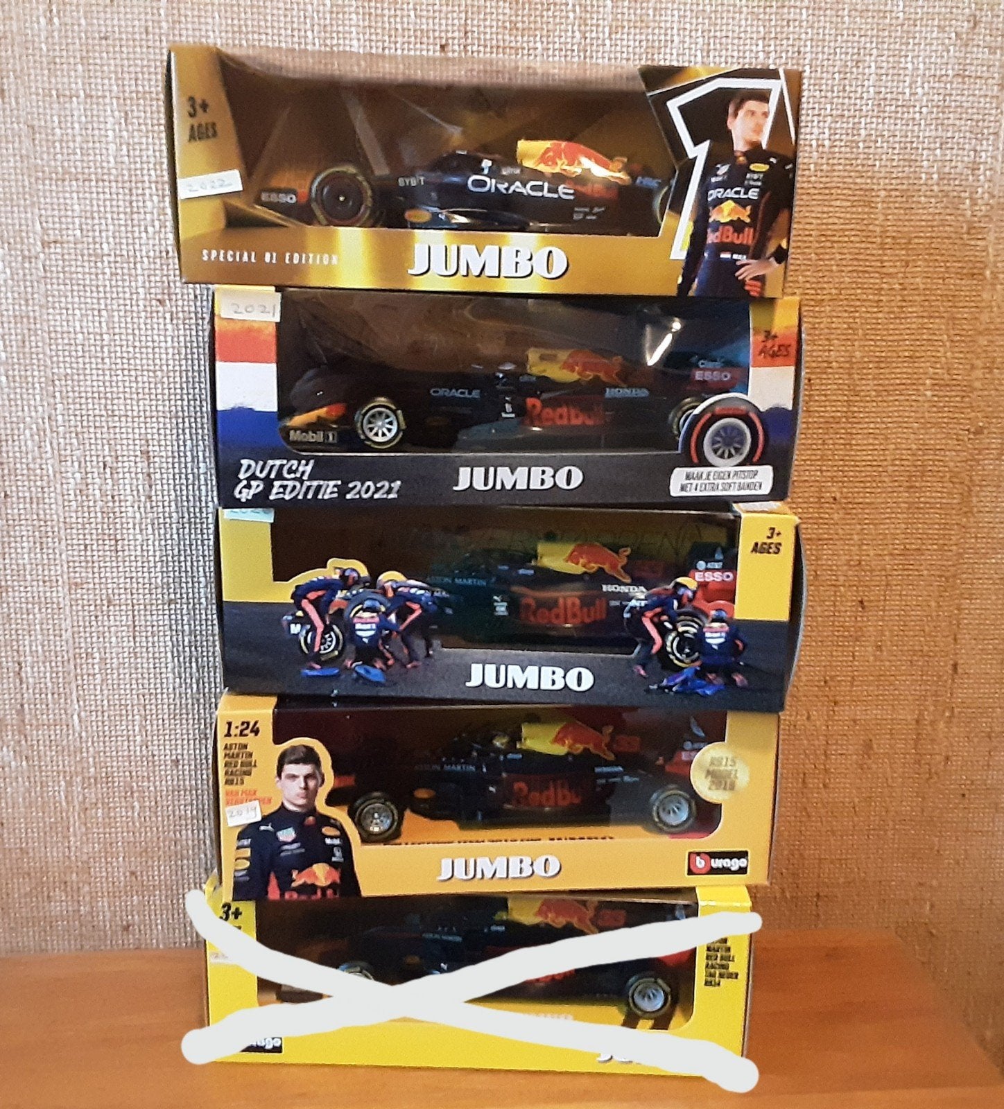 Racewagens Max Verstappen Jumbo, Verzamelen, Supermarktacties, Jumbo, Ophalen of Verzenden