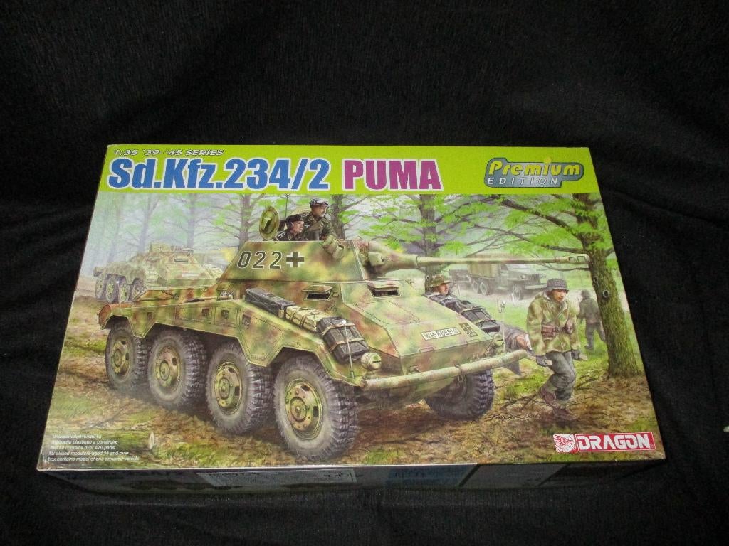 H-301,DRAGON 1-35,NO,6943,Sd.Kfz.234/2 Puma (Premium Edition, Overige merken, Tank, 1:32 tot 1:50, Nieuw