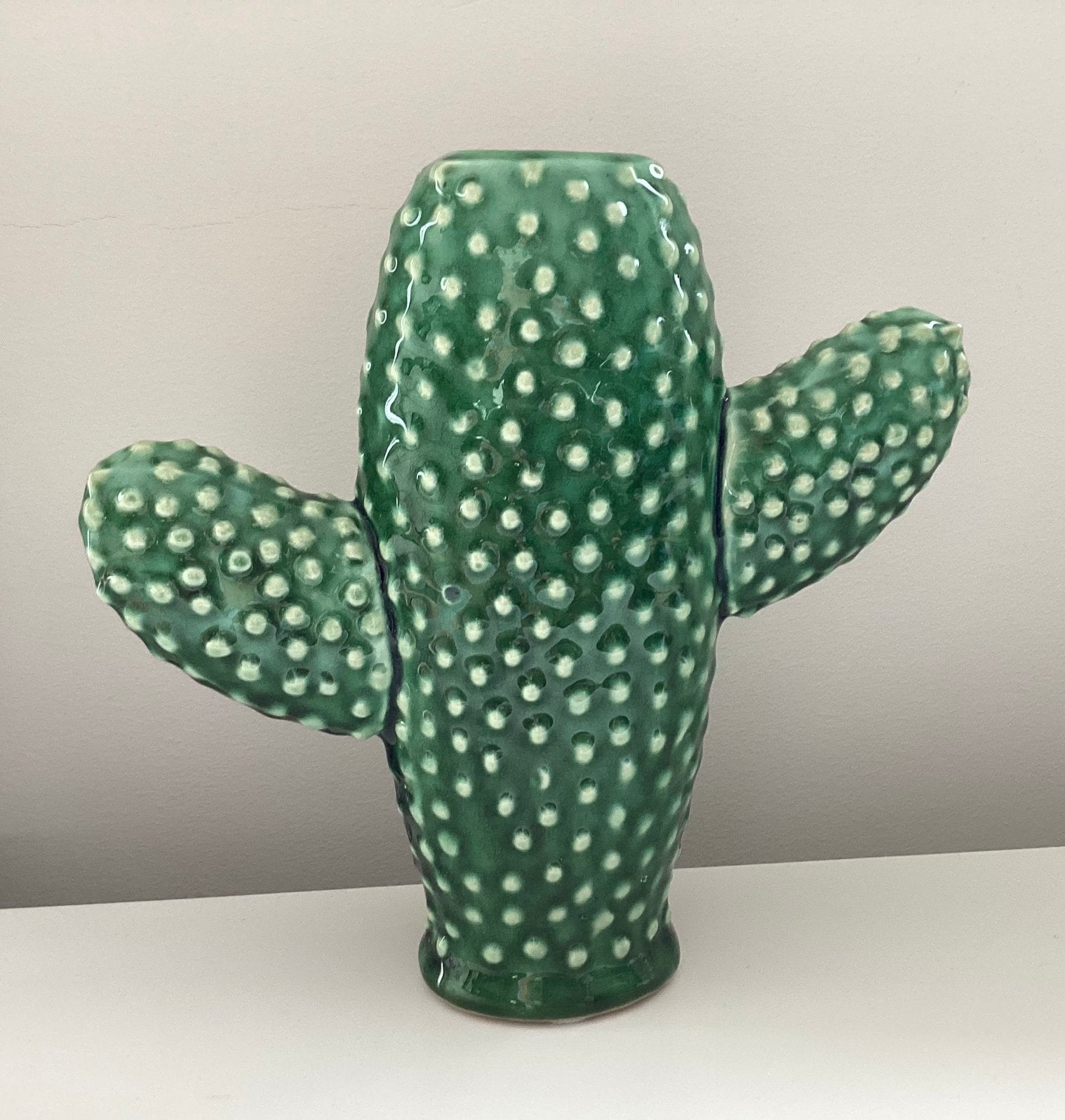 Serax cactus vaas 19cm, Ophalen of Verzenden, Zo goed als nieuw, Groen, Minder dan 50 cm
