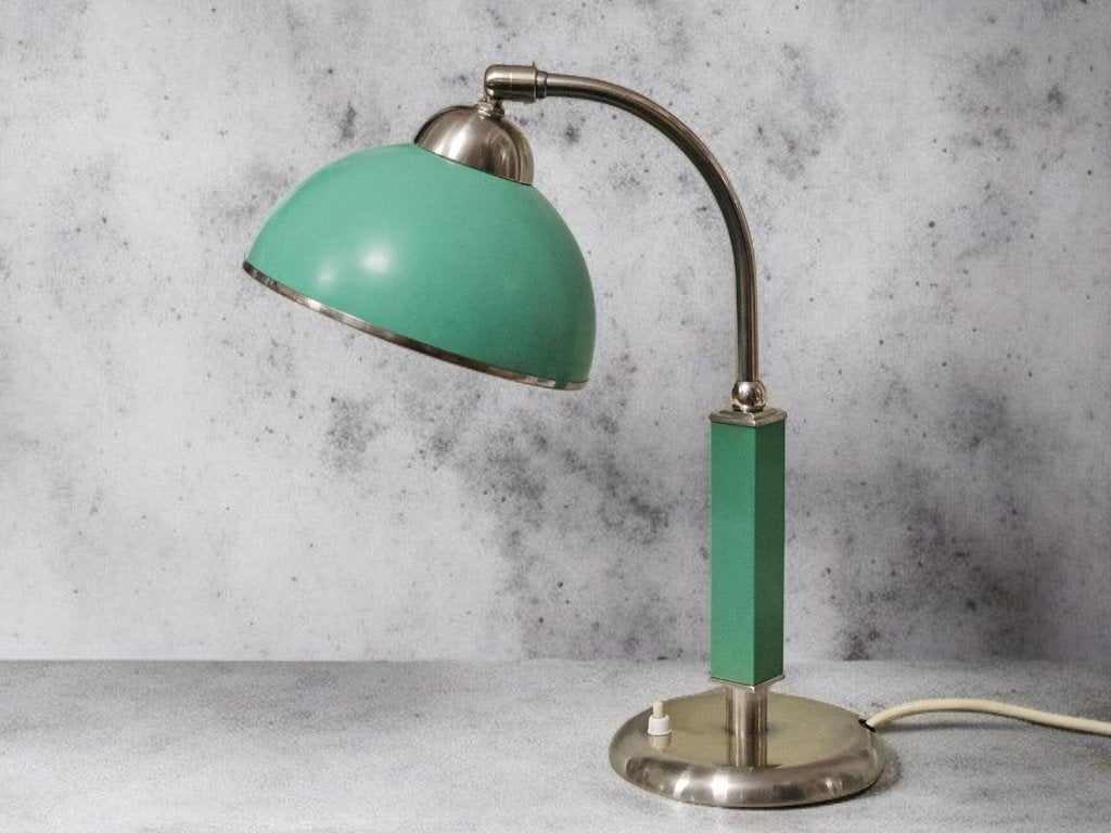 Art déco / Bauhaus tafellamp / bureaulamp, jaren 1920 / 1930, Antiek en Kunst, Antiek | Lampen, Ophalen of Verzenden