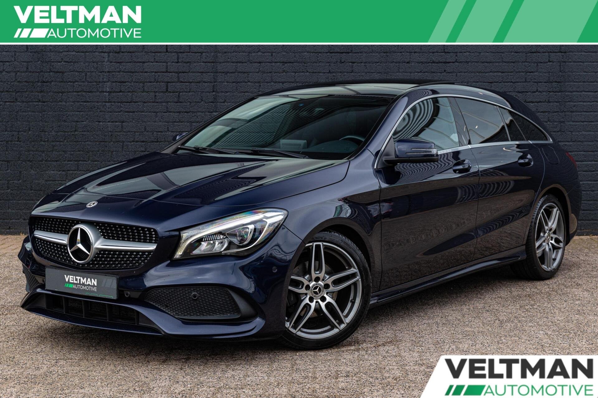 Mercedes CLA-klasse Shooting Brake 180 AMG LINE PANO TREKHAA, Auto's, Mercedes-Benz, CLA, 730 kg, Gebruikt, Euro 6