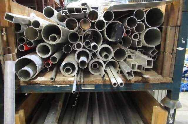 Buizen staal rvs aluminium restpartij, Ophalen, Nieuw, Aluminium