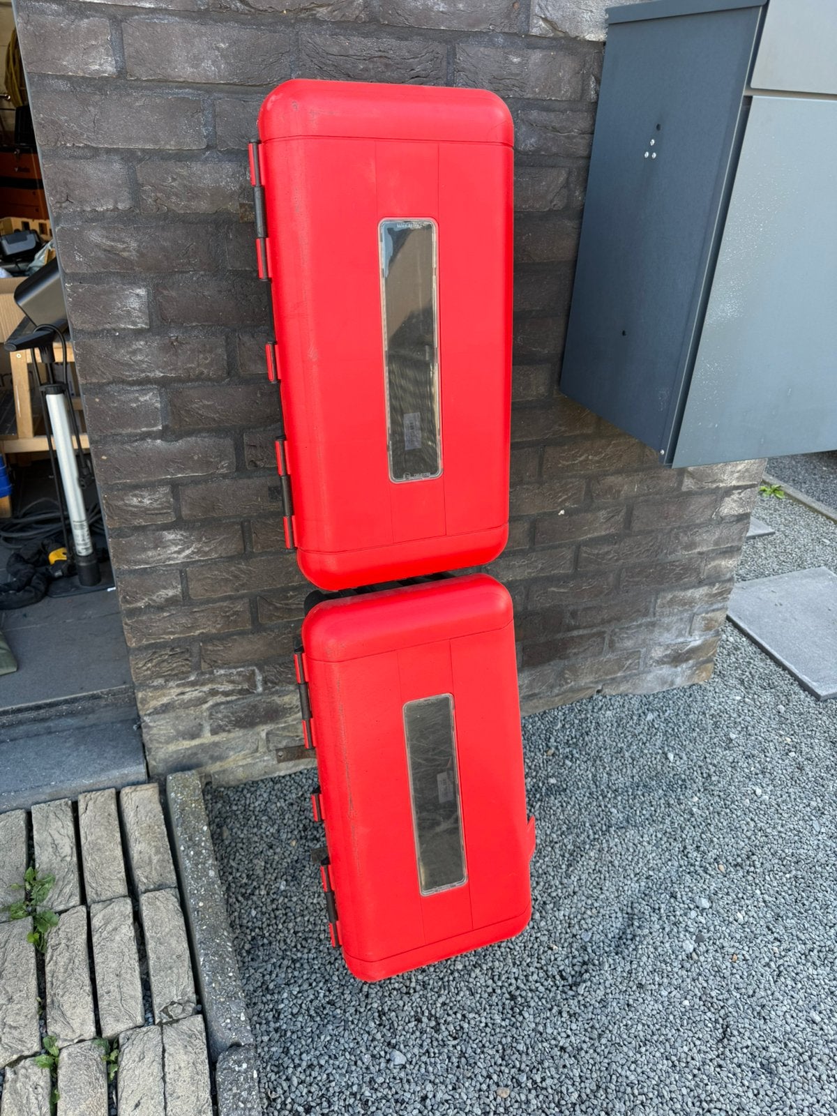 2x 6kg brandblusser + kisten Volvo FH5 vrachtwagen, Huis en Inrichting, Ophalen, Zo goed als nieuw