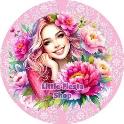 lf34 ouwel girl meisje 20x4,7cm eetbare cupcake rondjes, Ophalen of Verzenden, Nieuw, Cupcakes, Bakvorm