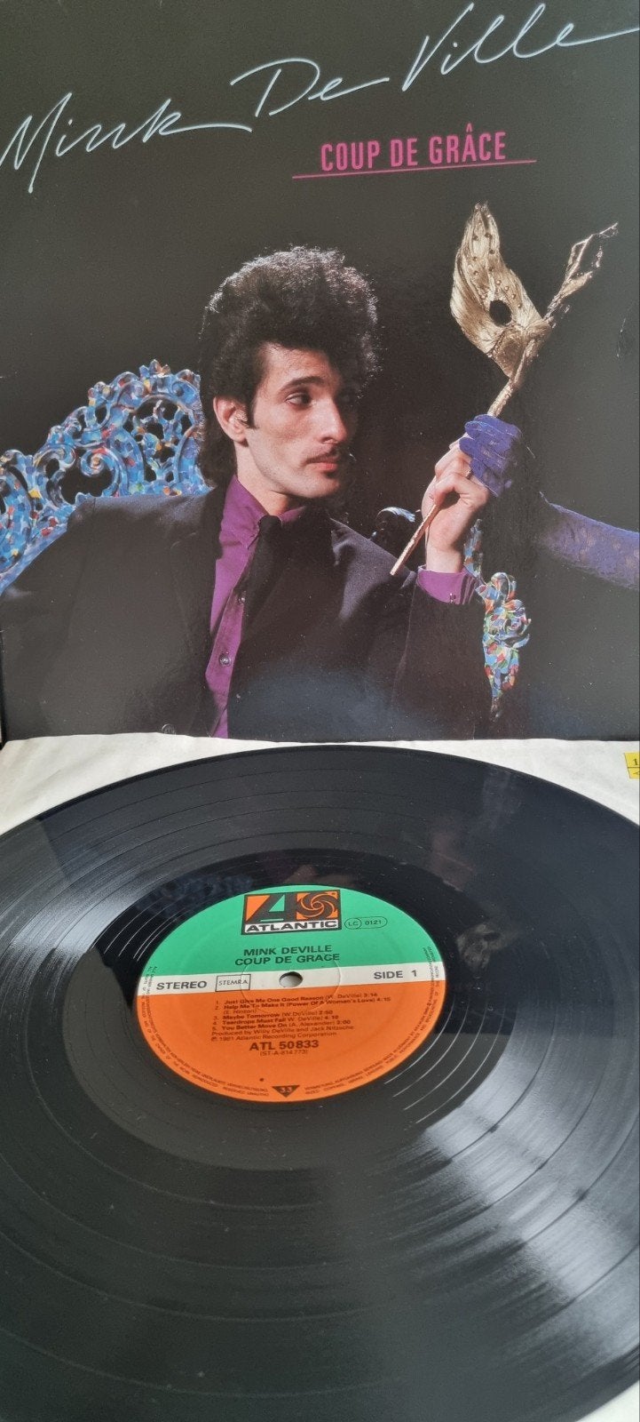 Mink Deville - Coup De Grâce LP (1981), Cd's en Dvd's, Vinyl | Pop, Ophalen of Verzenden, 1980 - 1989, Gebruikt, 12 inch