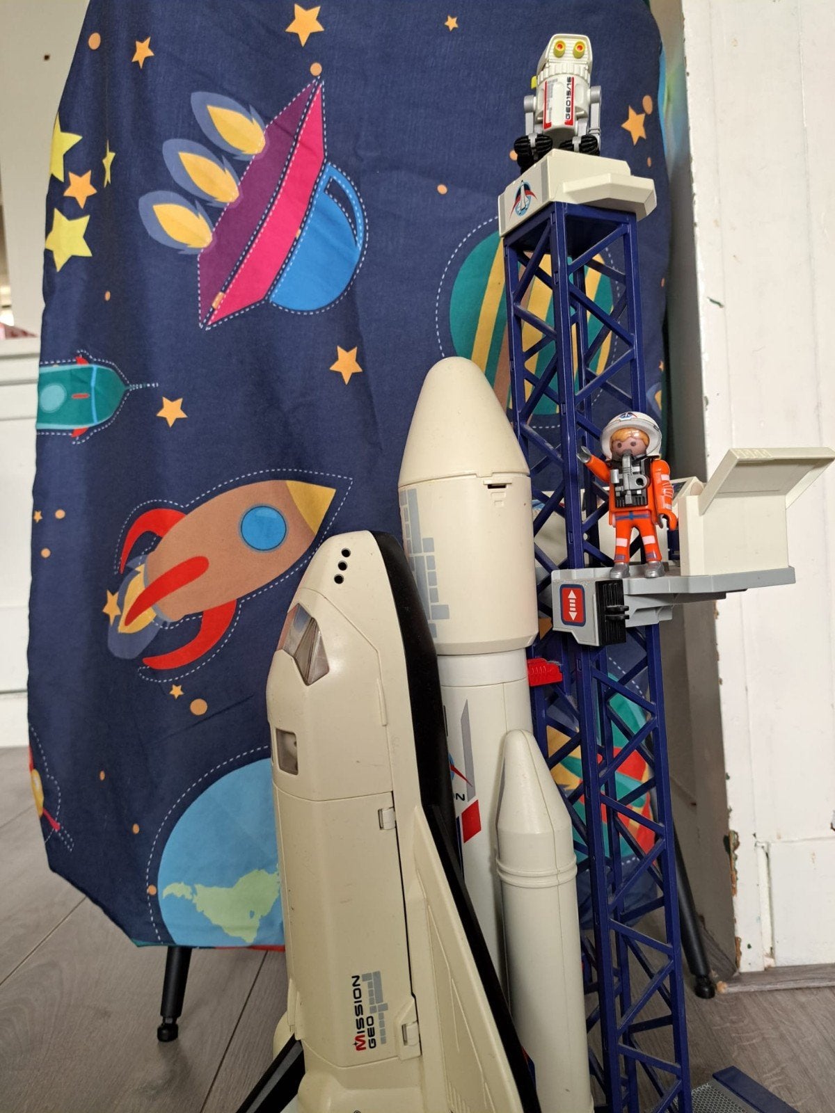 Playmobil Spaceshuttle met Lanceerplatform en Astronauten, Kinderen en Baby's, Speelgoed | Playmobil, Gebruikt, Complete set, Voertuig