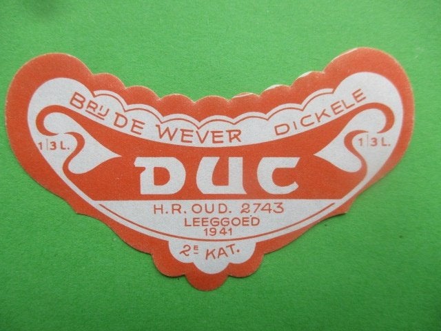 bieretiket Belgie 14-6 (B2 G6) de wever, Ophalen of Verzenden, Zo goed als nieuw, Overige typen, Overige merken