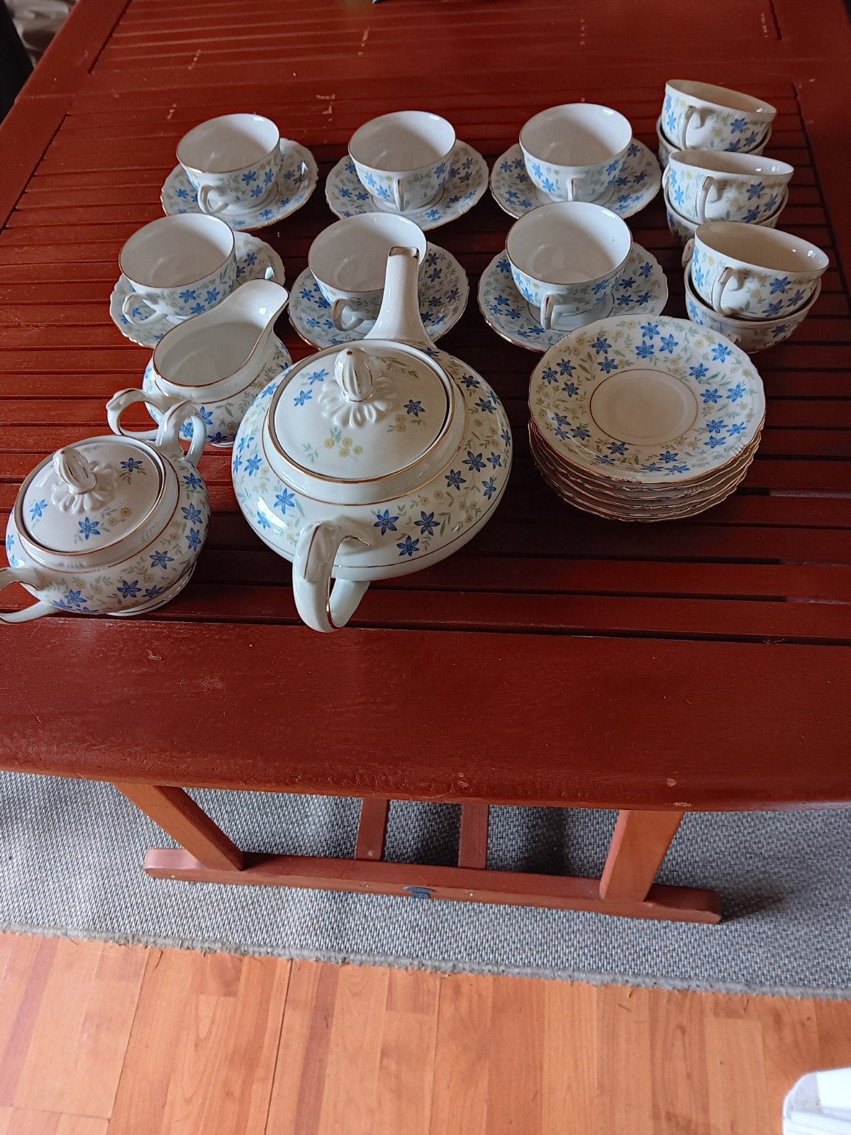 15 delig theeservies in nieuwstaat, Antiek en Kunst, Antiek | Servies compleet, Ophalen