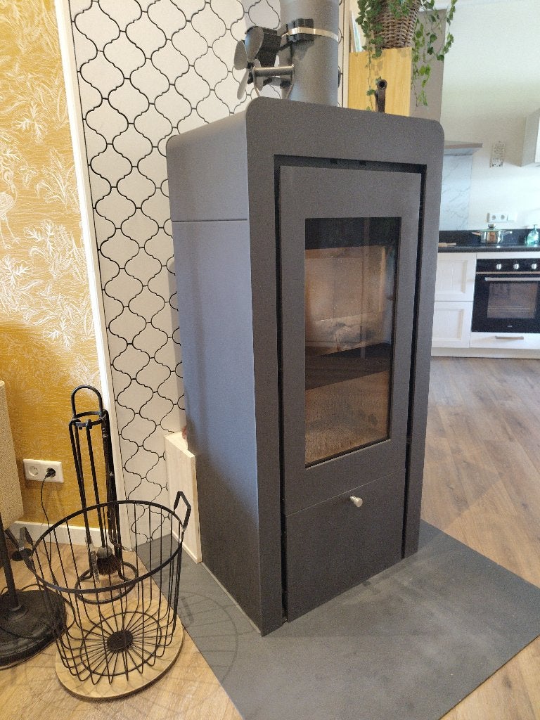 Xeoos Aqua, Huis en Inrichting, Kachels, Gebruikt, Vrijstaand, Houtkachel, Hout, Ophalen