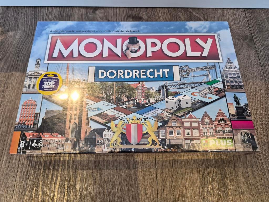 Monopoly Dordrecht - Nieuw in seal, Hobby en Vrije tijd, Vijf spelers of meer, Ophalen of Verzenden, Nieuw, Winning Moves