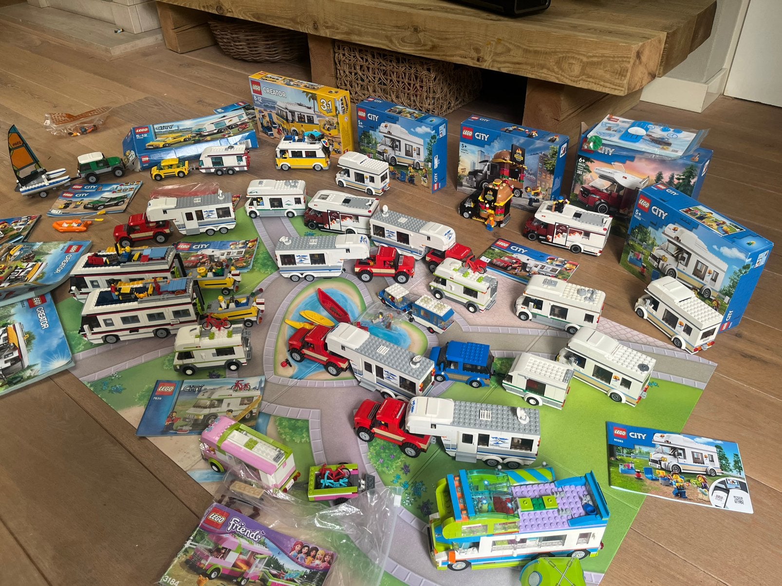 Lego camping, grote hoeveelheid, Ophalen, Zo goed als nieuw