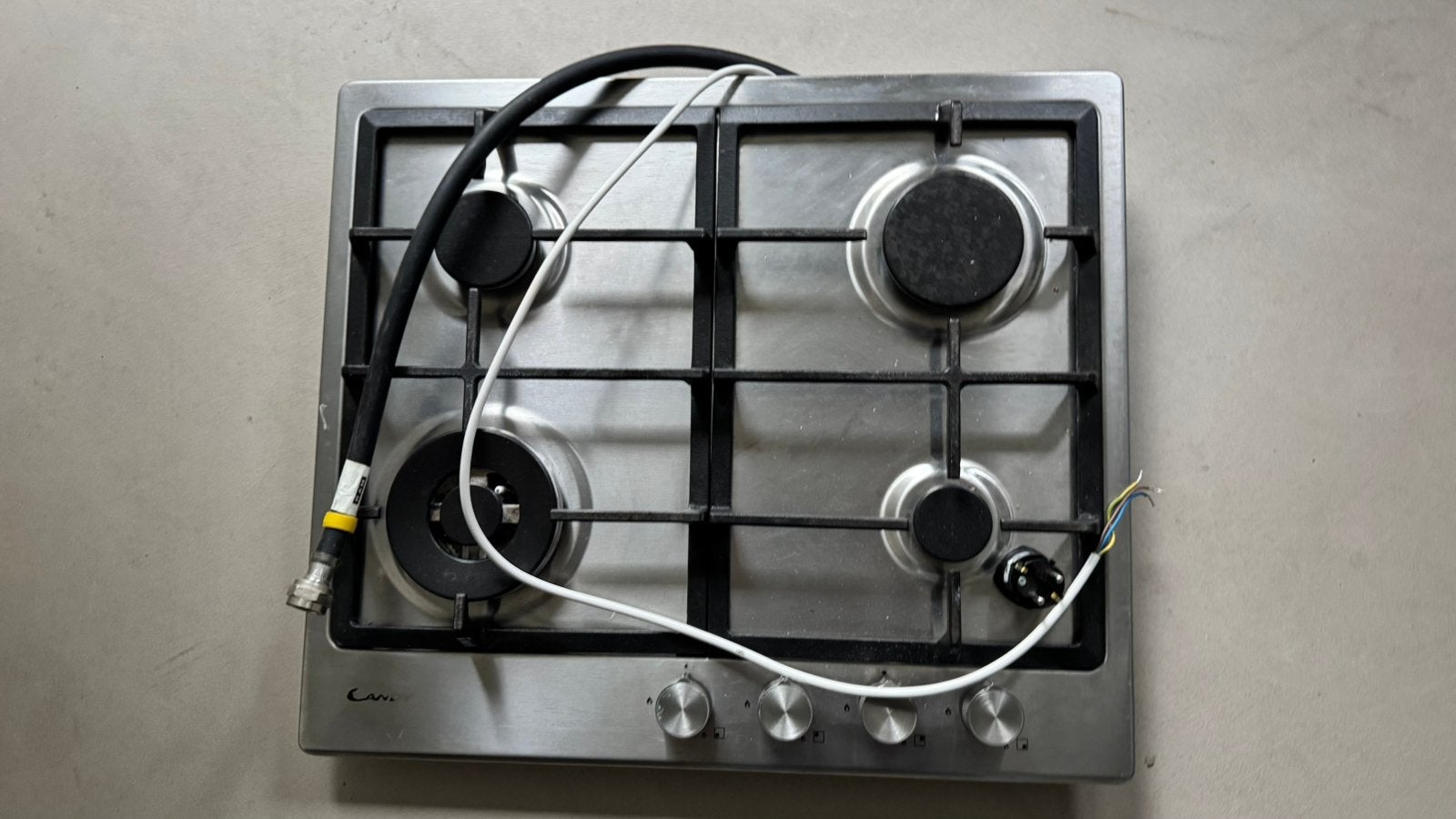 Gaskookplaat inbouw met vonkontsteking, Ophalen, Gebruikt, 4 kookzones, Inbouw