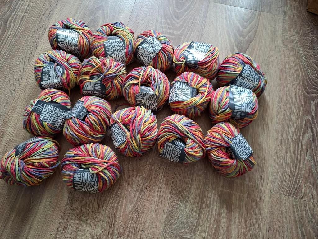 Lana Grossa (17 stuks)nieuw., Ophalen of Verzenden, Nieuw, Breien of Haken, Wol of Garen