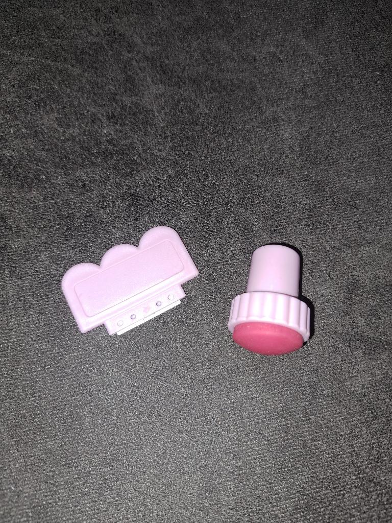 Nail art stempel, Ophalen of Verzenden, Zo goed als nieuw, Zilver, Handen en Nagels