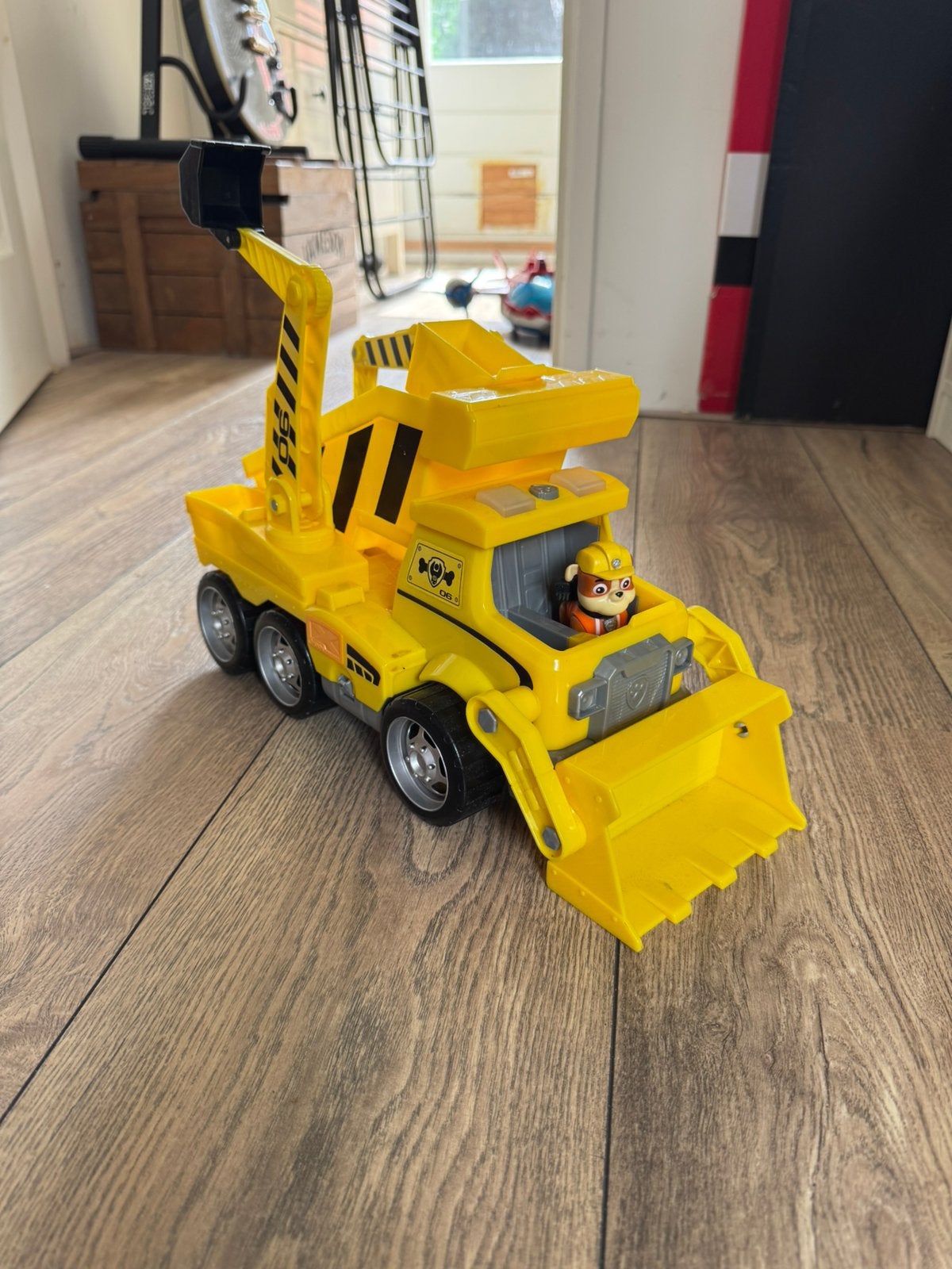 Paw Patrol Rubble, Ophalen, Gebruikt