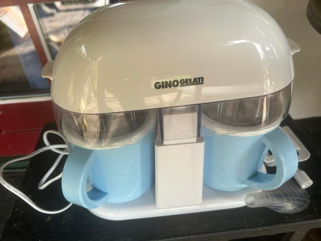 Gino Gelati IJsmachine - Maak zelf heerlijk ijs!, Ophalen of Verzenden, Gebruikt