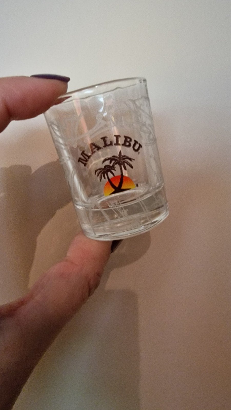 Malibu glaasjes, Ophalen of Verzenden, Glas, Overige merken, Glas of Glazen