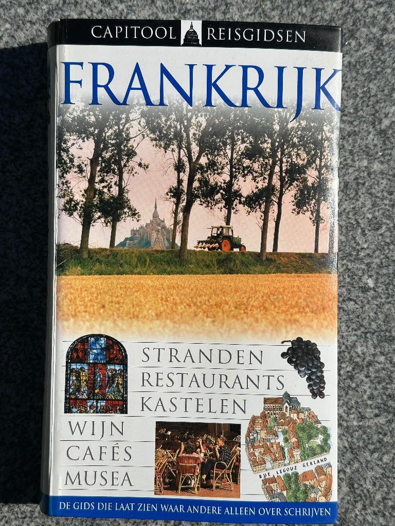 Frankrijk, Capitool reisgidsen, Boeken, Reisgidsen, Capitool, Europa, Zo goed als nieuw, Reisgids of -boek