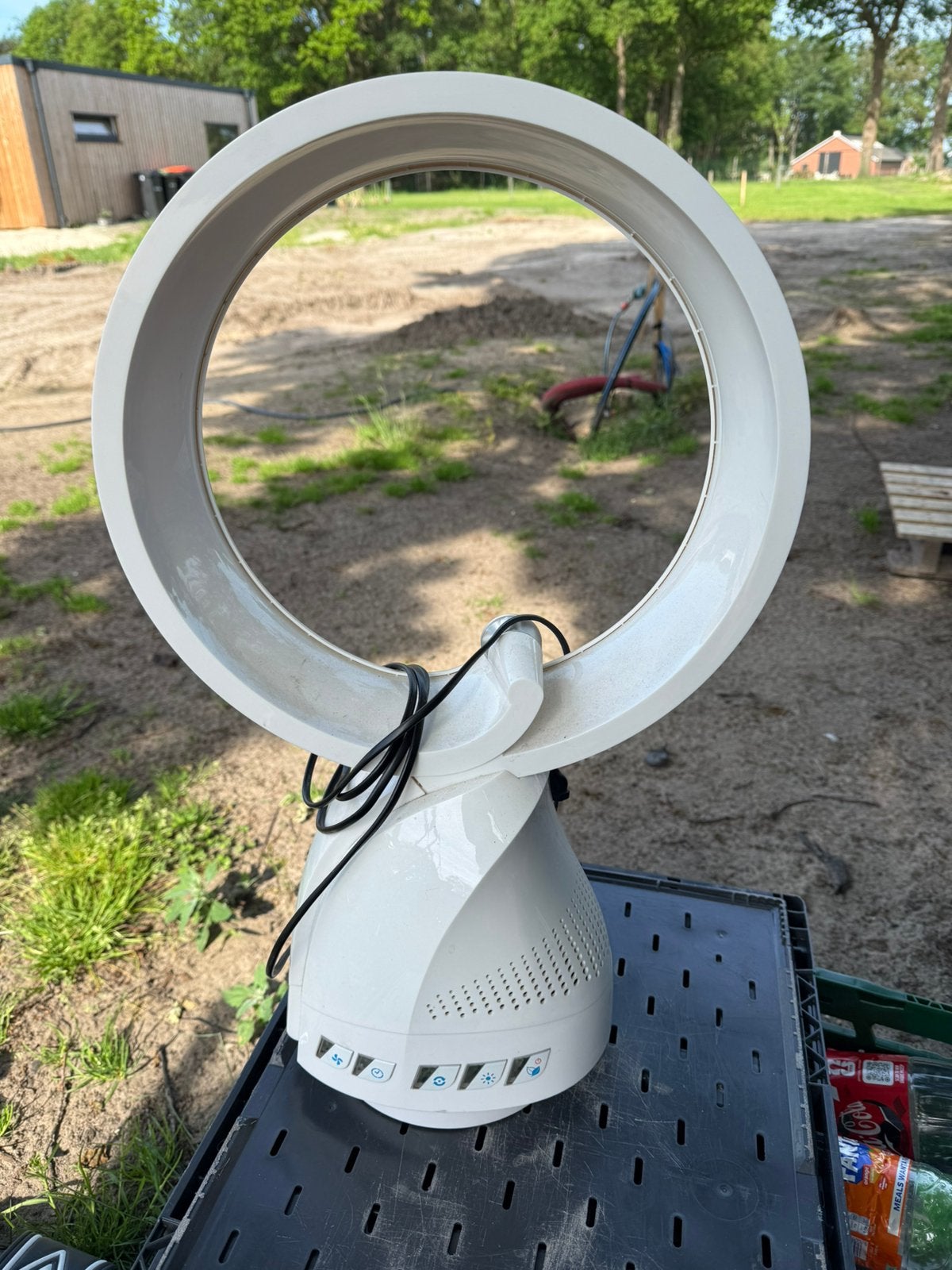 Mooie ronde ventilator tafel model, Ophalen of Verzenden, Zo goed als nieuw, Plafondventilator