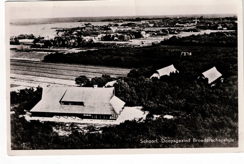 Schoorl 1959. Doopsgezind Broederschapshuis., Ophalen of Verzenden, 1940 tot 1960, Gelopen, Noord-Holland