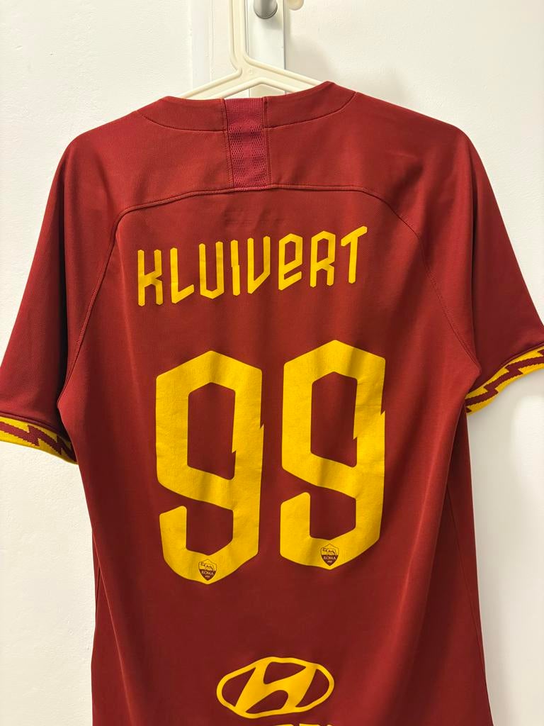 Retro Justin Kluivert As roma nike medium vintage 99 ajax, Sport en Fitness, Voetbal, Maat M, Ophalen of Verzenden, Nieuw, Shirt