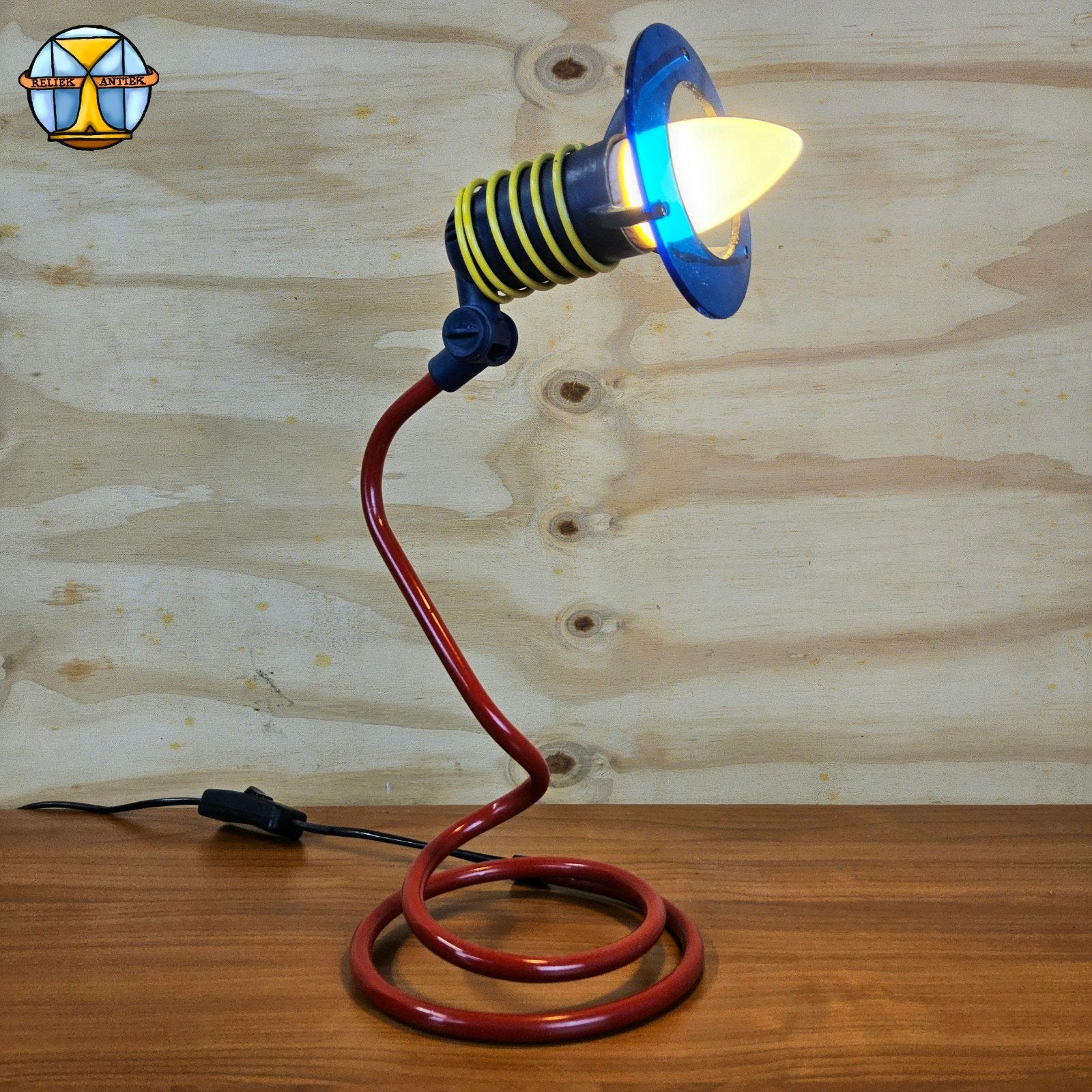 Vintage tafellamp Esto Oosterijk Memphis stijl (80s design), Ophalen of Verzenden