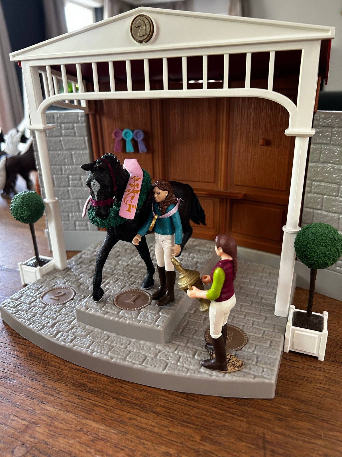 Schleich Paardenshow Set met Figuren en Accessoires, Ophalen of Verzenden, Zo goed als nieuw, Jongen of Meisje