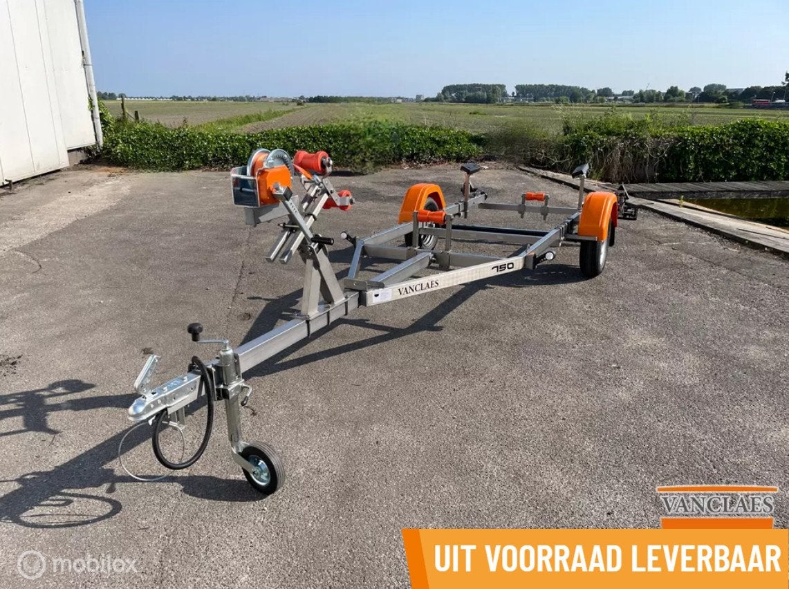 VANCLAES BASE 750 13 L525 BOOTTRAILER LED, Watersport en Boten, Nieuw, Overige typen