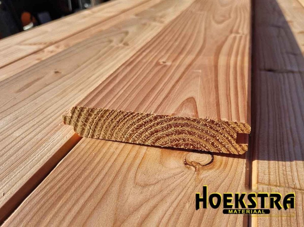 🟡 Douglas blokhutprofiel vanaf €22,50 p/m2!, Ophalen, 25 tot 50 mm, Nieuw, Plank