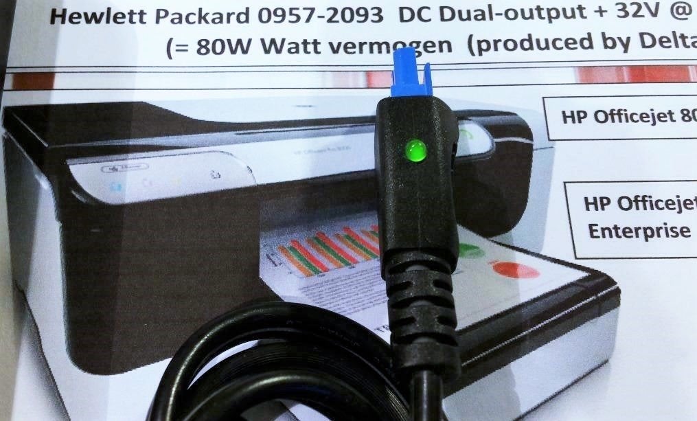 HP C8187-60034 32V 2.5A 80W Officejet 8000 Adapter 0957-2093, Computers en Software, Printerbenodigdheden, Ophalen of Verzenden