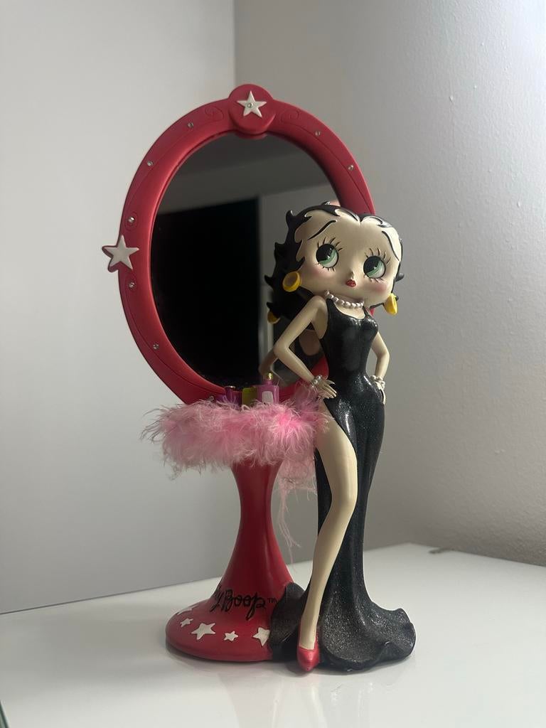 BETTY BOOP - Beeld | Spiegel | Kaptafel | Verzamelaars, Ophalen of Verzenden, Zo goed als nieuw