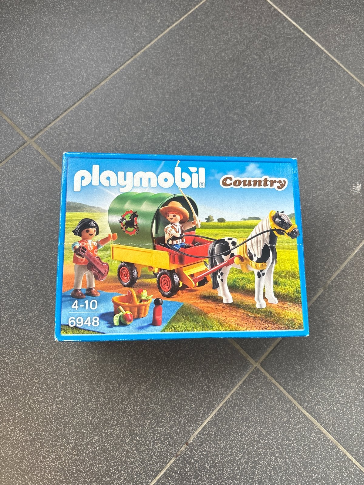 Playmobil Country 6948 Huifkar met paard, Ophalen of Verzenden, Zo goed als nieuw, Jongen of Meisje