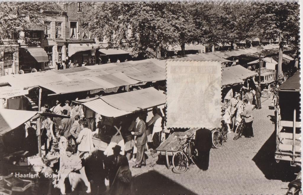 037 Haarlem Botermarkt, Verzenden, 1940 tot 1960, Ongelopen, Noord-Holland