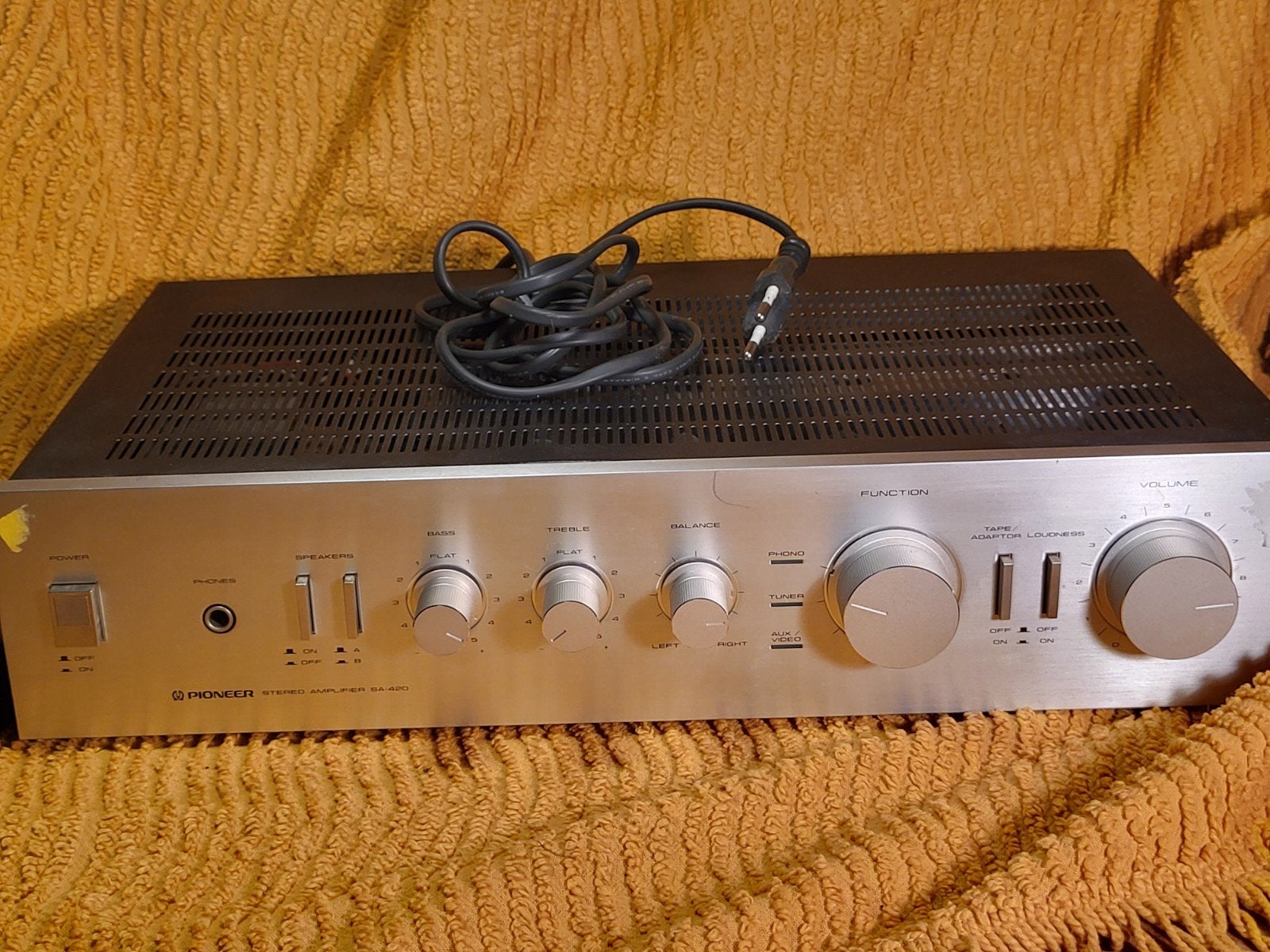 Pioneer Stereo Versterker SA-420 - Vintage Audio, Ophalen, Gebruikt, Pioneer, Minder dan 60 watt