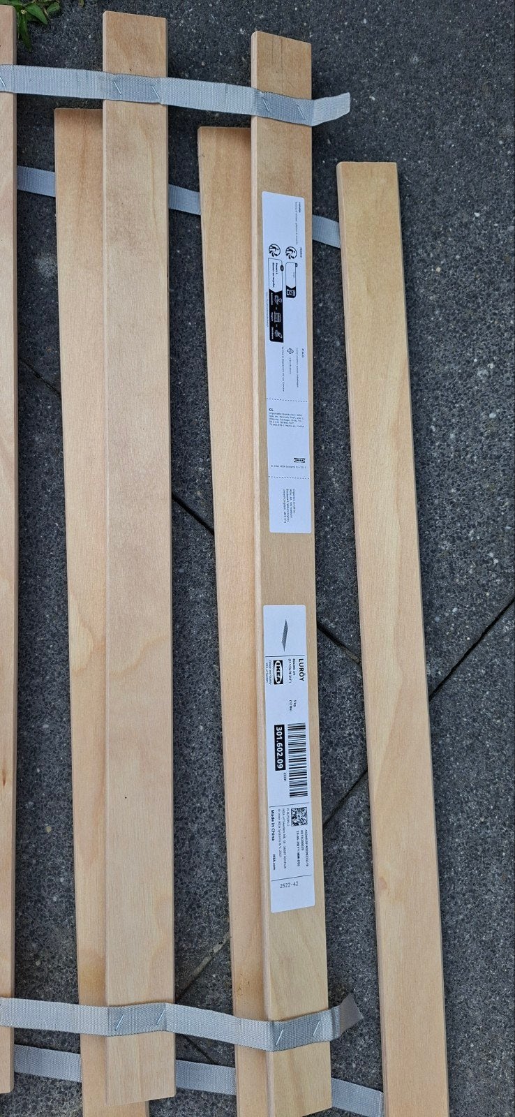 IKEA LURÖY Lattenbodem 80x200 cm 2 stuks, Eenpersoons, Ophalen of Verzenden, Zo goed als nieuw, 80 cm