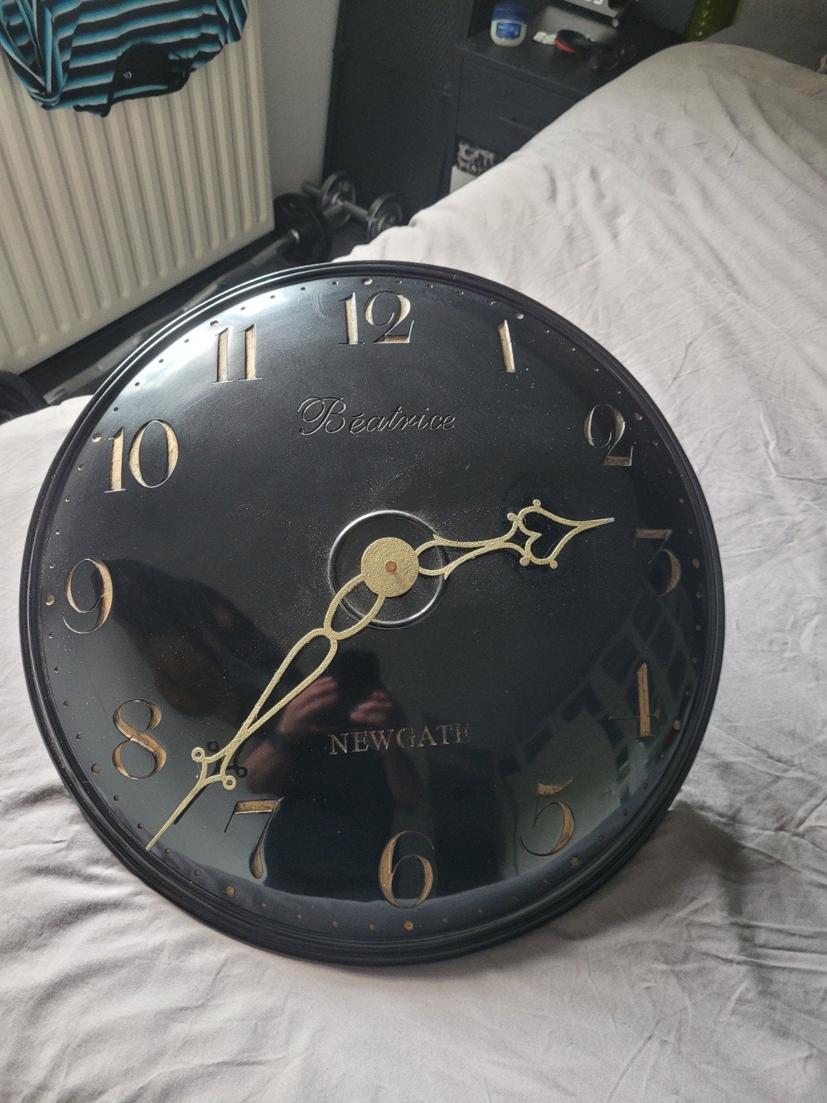 klok 48 cm rond., Huis en Inrichting, Ophalen, Wandklok