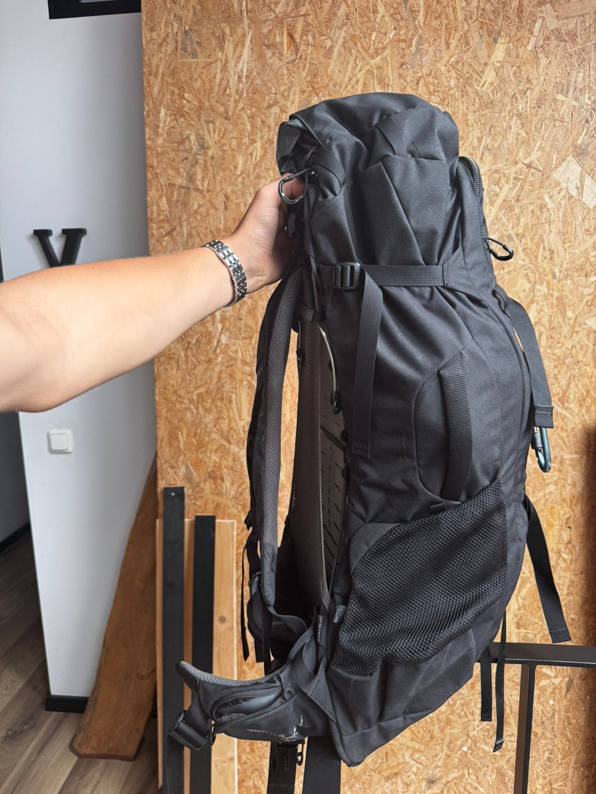 Osprey Farpoint Trek 55L – Ideale backpack voor reizen, 30 cm of meer, Zwart, Ophalen of Verzenden, Zo goed als nieuw