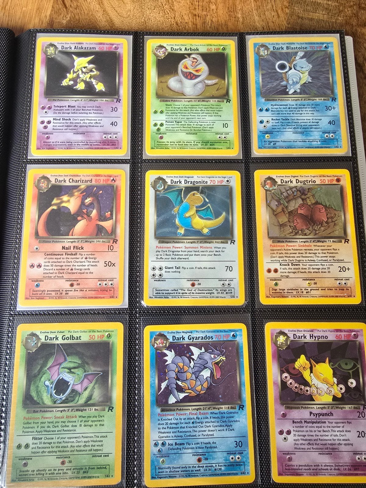 Pokémon Team Rocket Set Compleet + Secret Rare Promo's, Ophalen of Verzenden, Zo goed als nieuw, Meerdere kaarten