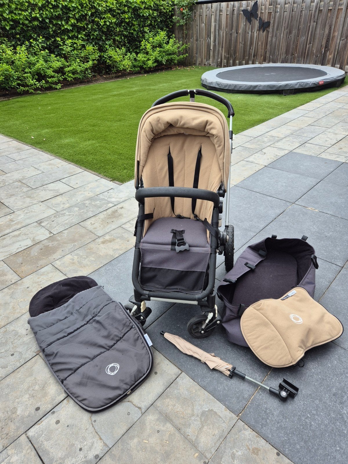 Complete bugaboo cameleon, Kinderen en Baby's, Kinderwagens en Combinaties, Ophalen, Gebruikt, Bugaboo, Verstelbare duwstang