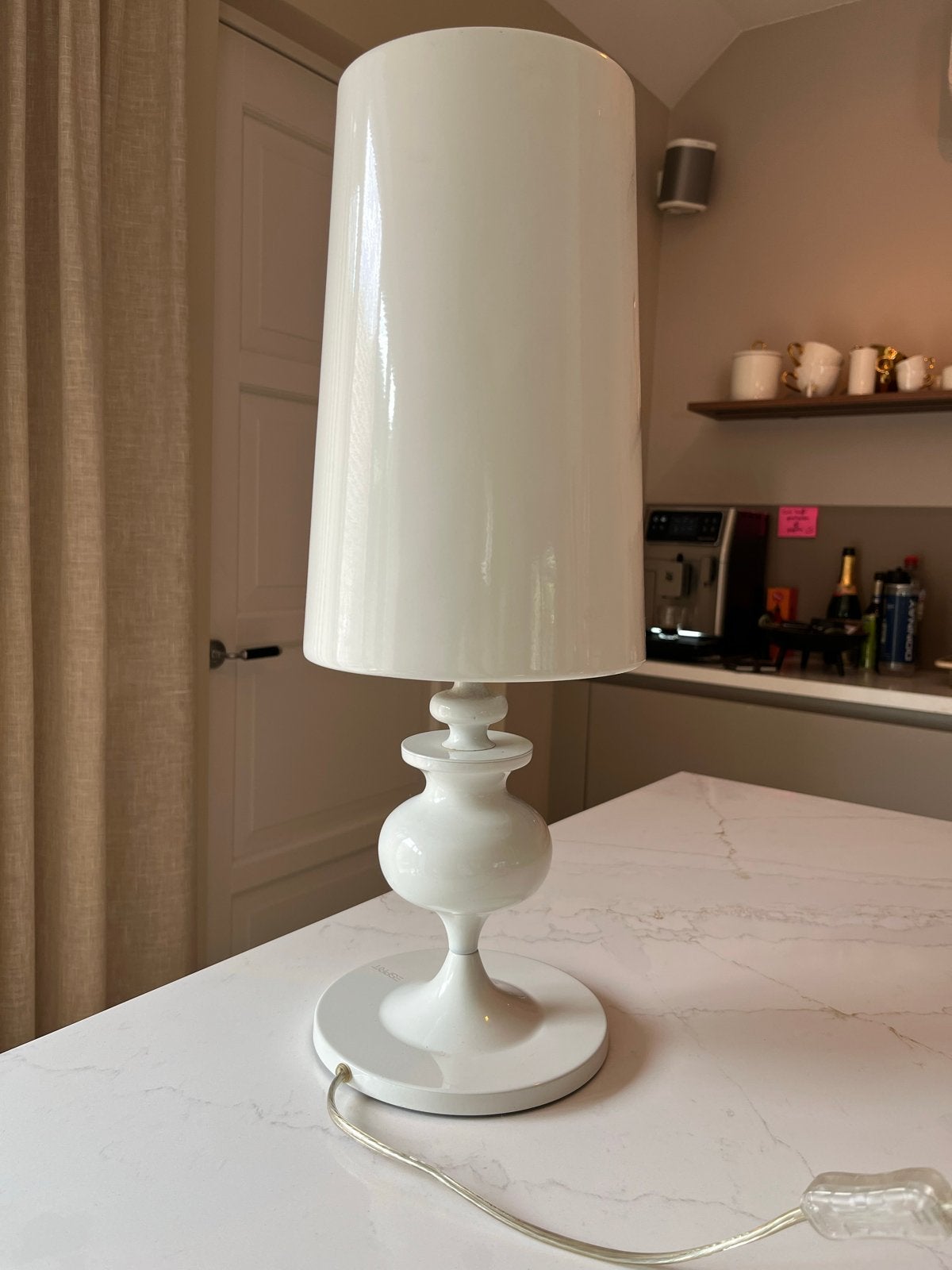 Esprit Home Tafellamp Wit - Modern Design, Ophalen, Gebruikt, Overige merken, Wit