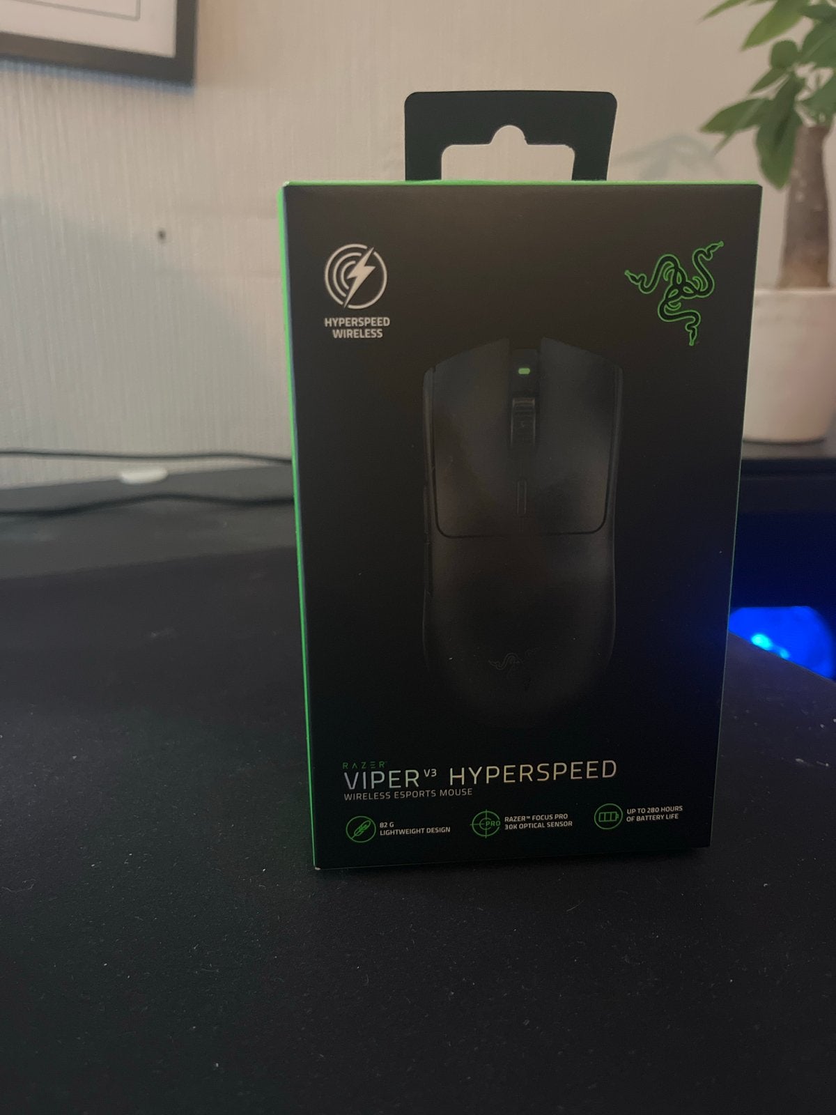 Razer Viper V3 Hyperspeed Draadloze Gaming Muis, Ophalen, Rechtshandig, Muis, Gaming muis