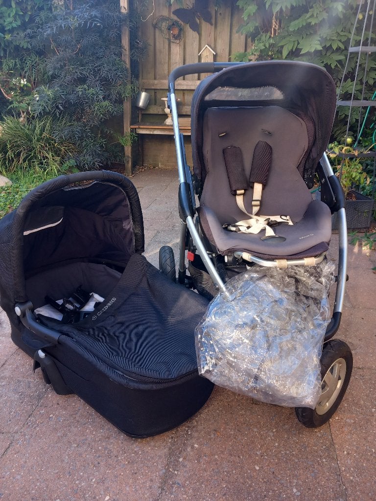 Maxi Cosi kinderwagen 2 in 1, type Mura, Ophalen, Gebruikt, Verstelbare duwstang, Combiwagen
