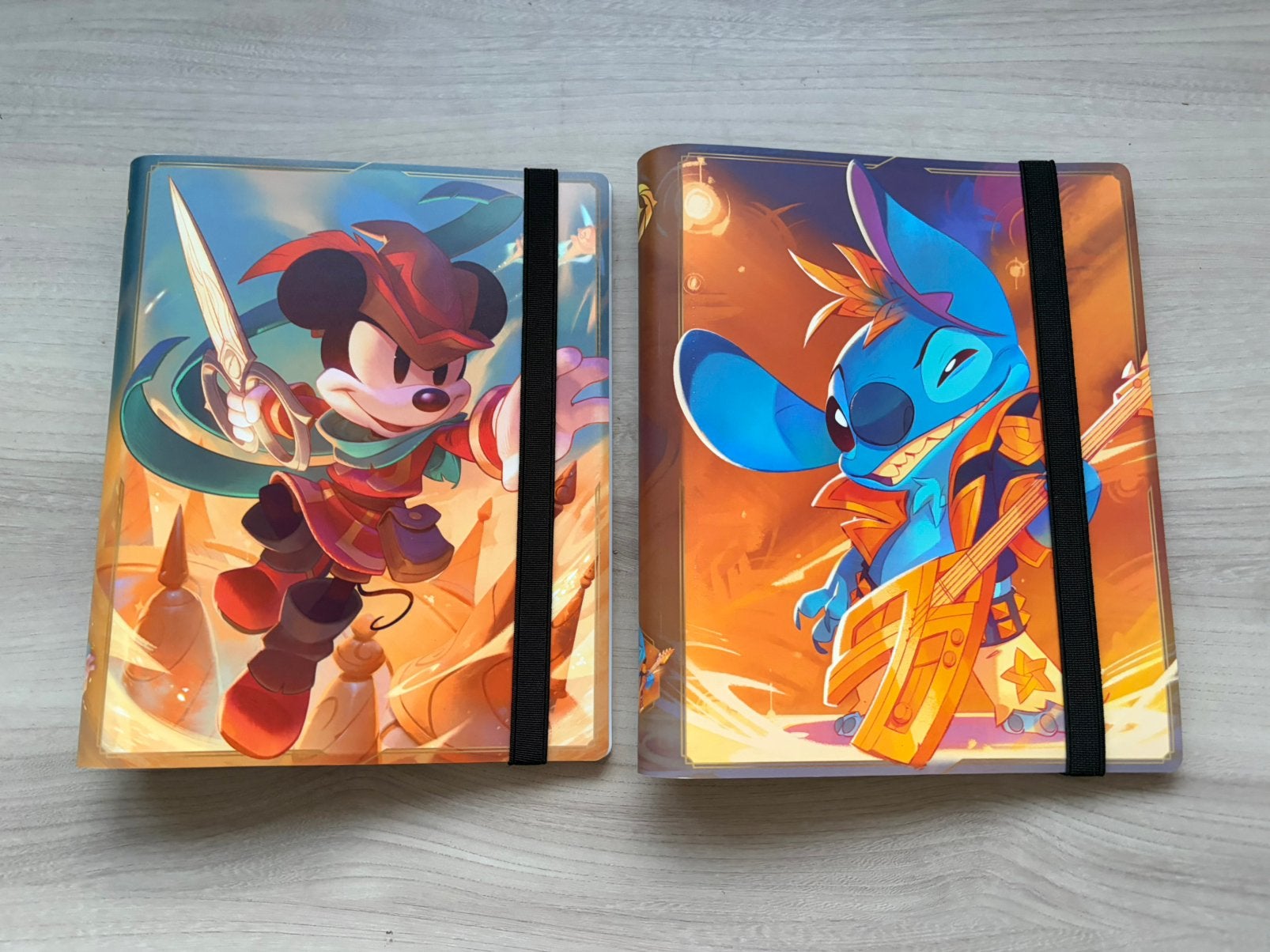 Disney Lorcana TCG Card Binder Portfolio Mickey Mouse Stitch