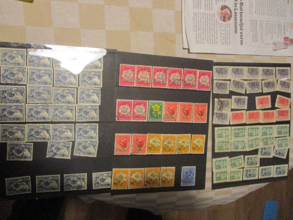 postzegels Nederland kaveltje NVPH 582 tm NVPH 591, Ophalen of Verzenden, Na 1940, Gestempeld