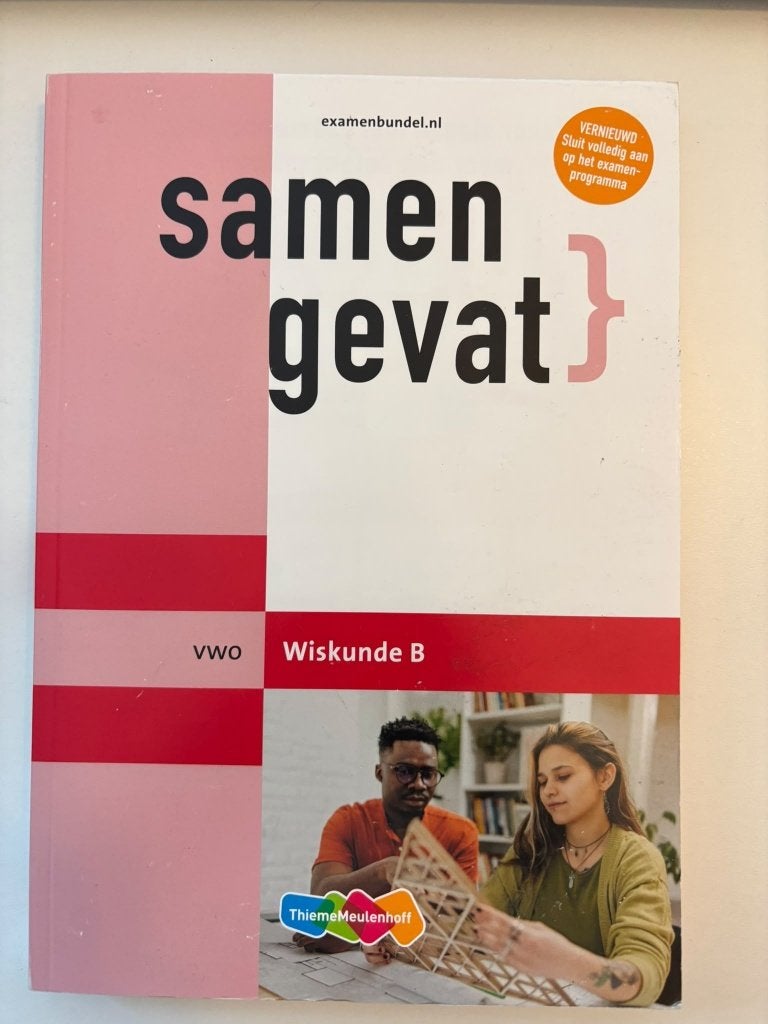 Samengevat VWO Wiskunde B, Boeken, VWO, Ophalen of Verzenden, Wiskunde B, Nieuw
