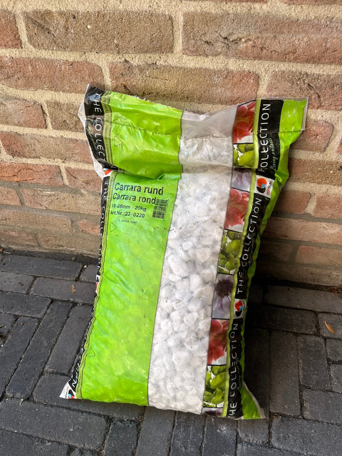 5 zakken carrara grind, Tuin en Terras, Ophalen, Nieuw