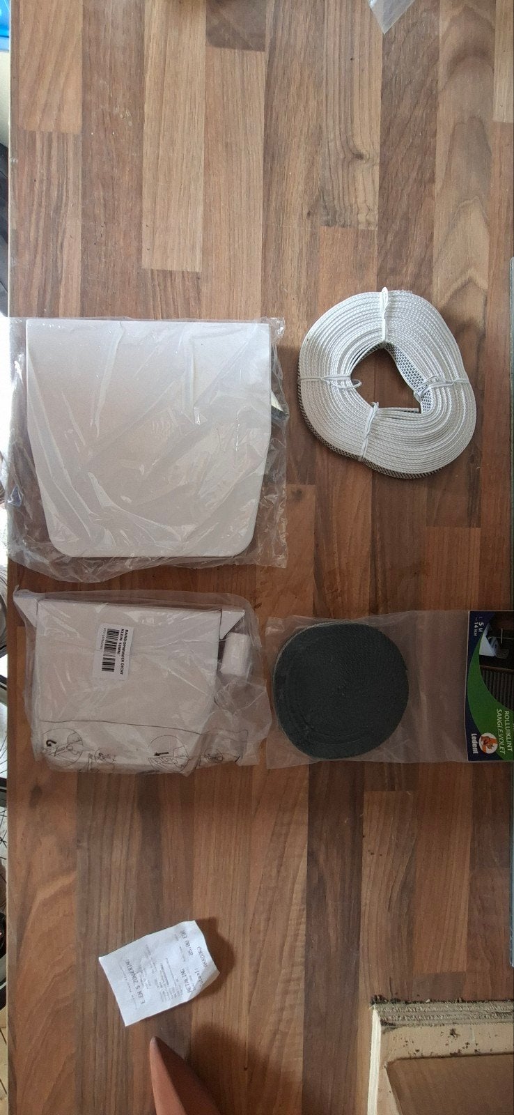 Rolluik onderdelen: bandopwinder, band en geleiders, Minder dan 100 cm, Wit, Nieuw, Ophalen of Verzenden