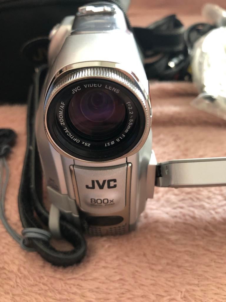 JVC Digitale Video Camera GR-D240E met auto-oplader, Audio, Tv en Foto, Videocamera's Digitaal, Mini dv, JVC, 20x of meer, Ophalen of Verzenden