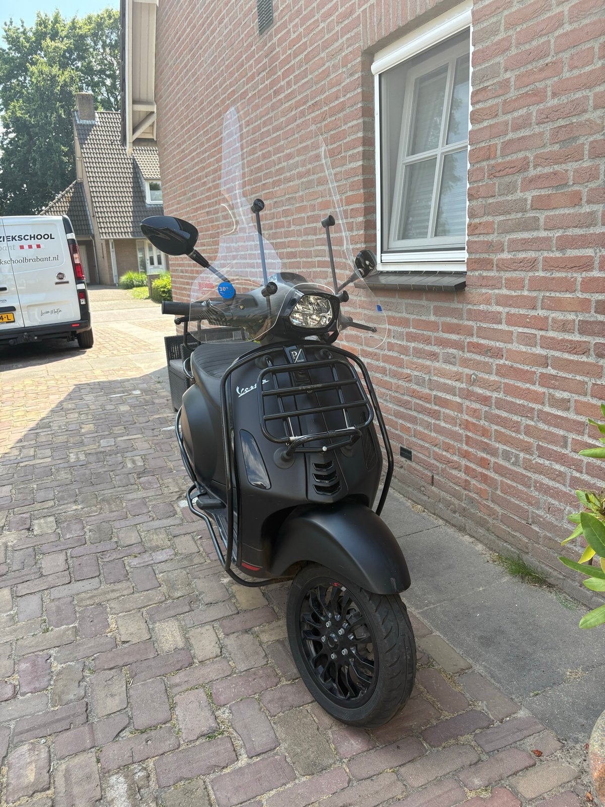 Vespa Sprint Sport Mat Zwart - Zo goed als nieuw, Ophalen, Overige modellen, Maximaal 45 km/u, Zo goed als nieuw