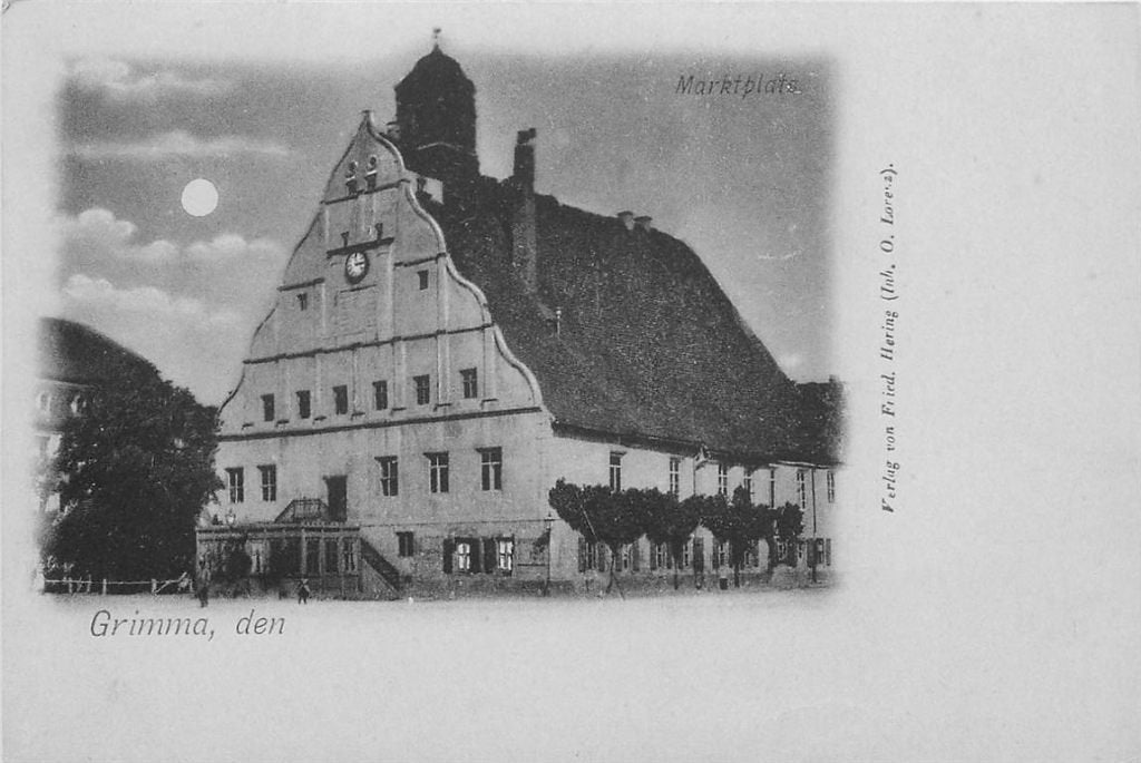 379-048-009 Grimma Marktplatz, Ophalen of Verzenden, Voor 1920, Duitsland